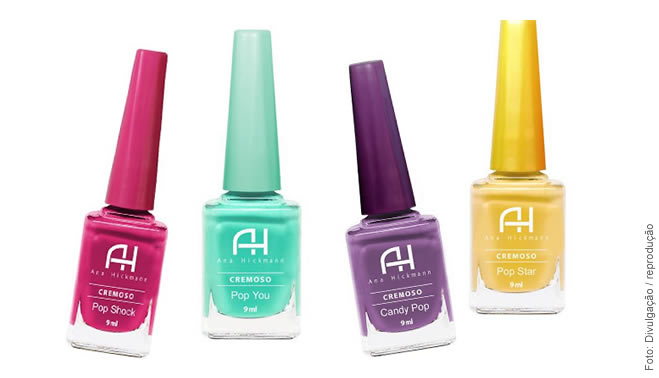 Ana Hickmann lança coleção de esmaltes AH! POP!