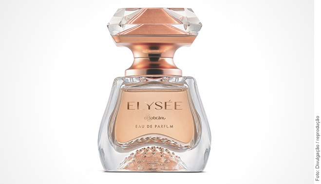 Elysée O Boticário um eau de parfum em forma de joia