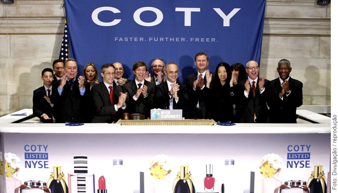 Coty registra lucro 11 vezes maior no trimestre