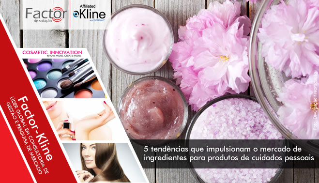 As cinco principais tendências que impulsionam o mercado de ingredientes para produtos de cuidados pessoais