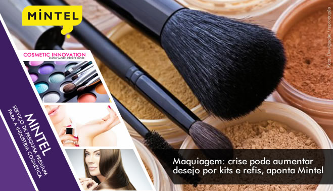 Maquiagem: crise pode aumentar desejo por kits e refis, aponta Mintel