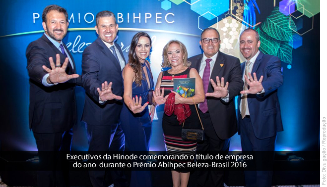 Prêmio Abihpec Beleza-Brasil: Hinode vence como empresa do ano Prêmio Abihpec