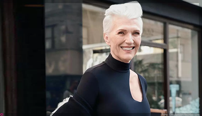Modelo de 69 anos é o novo rosto da Cover Girl