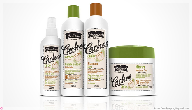 Nova linha Yamasterol Cachos Coco tem óleo 100% natural
