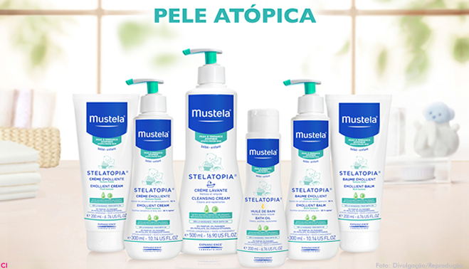Mustela reformula linha Stelatopia para cuidados com bebês de pele seca e atópica