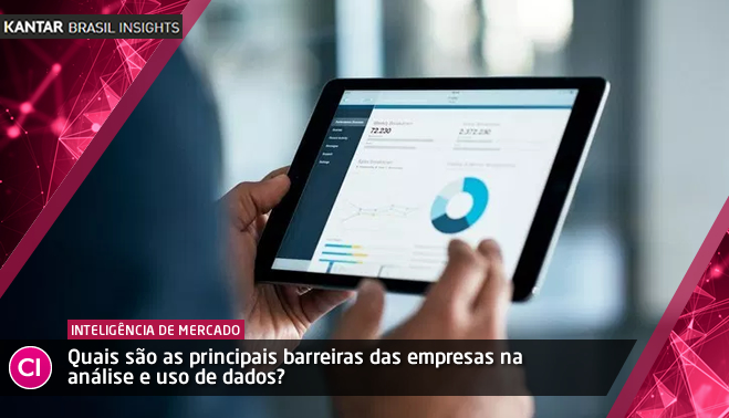 Quais são as principais barreiras das empresas na análise e uso de dados?