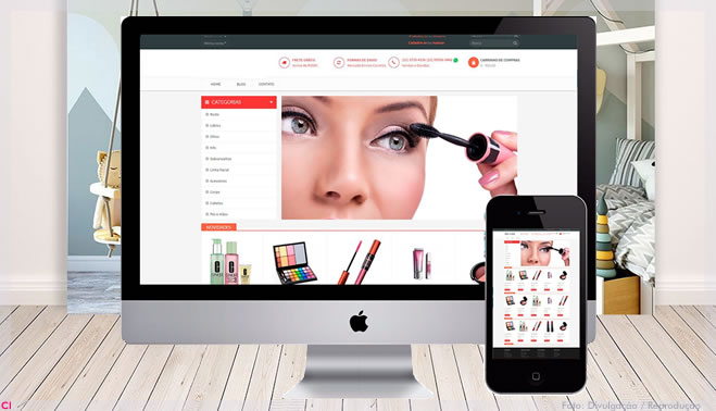 E-commerces de cosméticos fecham abril com alta no faturamento de 111%