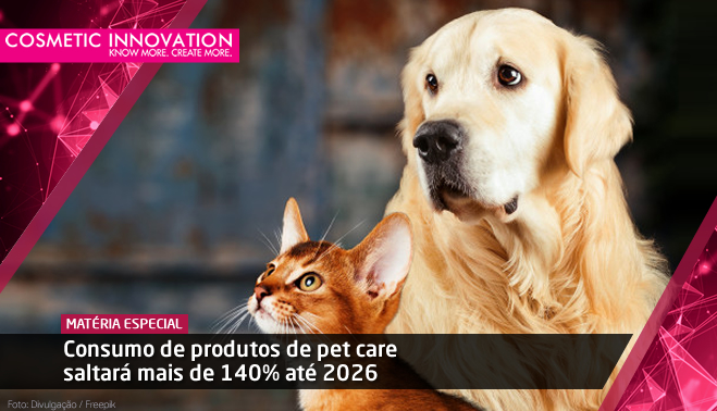 Consumo de produtos de pet care saltará mais de 140% até 2026