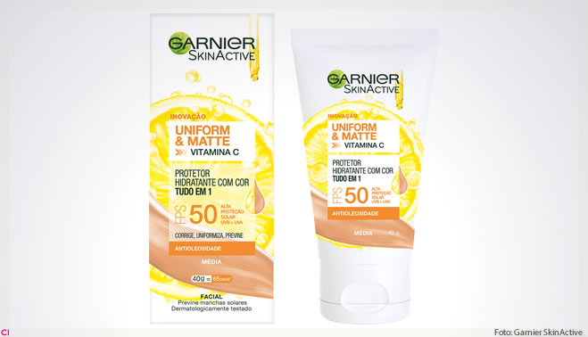 Garnier SkinActive apresenta Uniform&Matte Protetor Hidratante