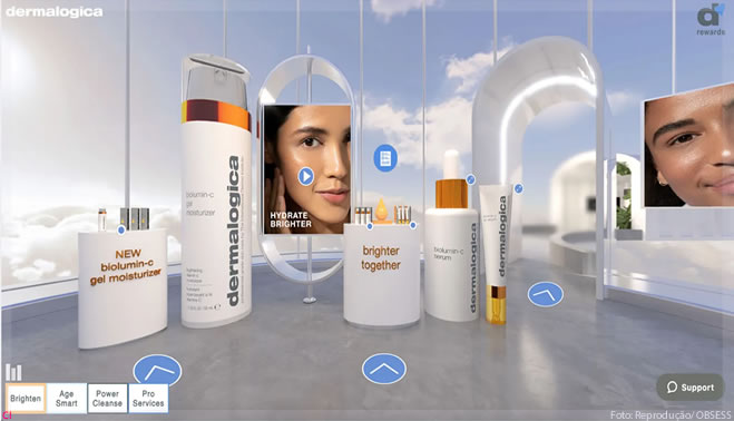 Beleza e metaverso: o que a indústria de cosméticos já está fazendo online