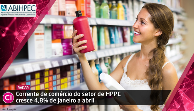 Corrente de comércio do setor de HPPC cresce 4,8% de janeiro a abril