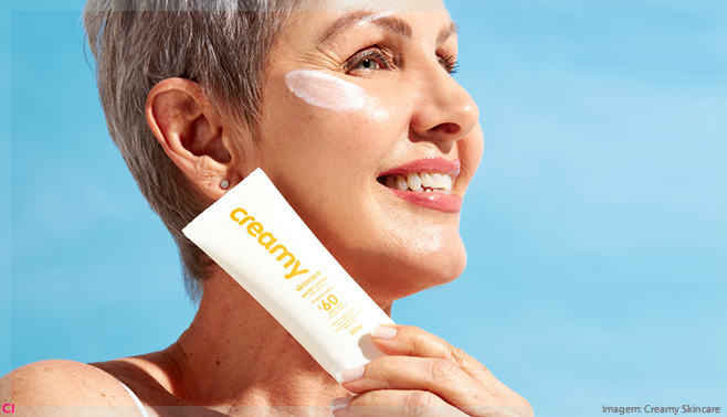 Creamy Skincare lança protetor solar FPS 60