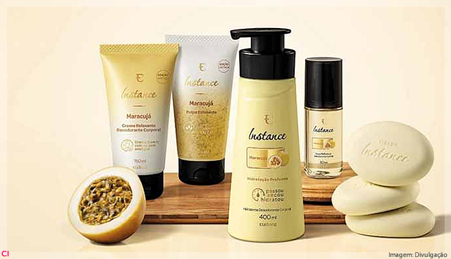 Eudora Instance lança linha com fragrância de maracujá