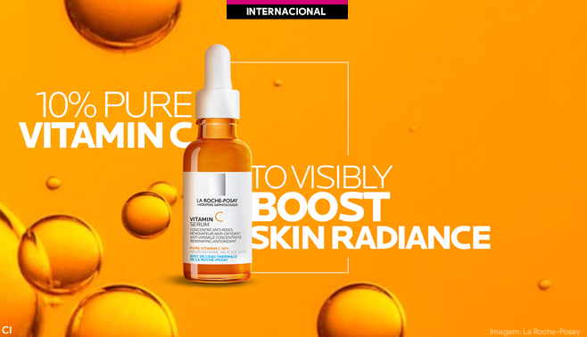 La Roche-Posay conscientiza sobre os benefícios da vitamina C para uma pele saudável.