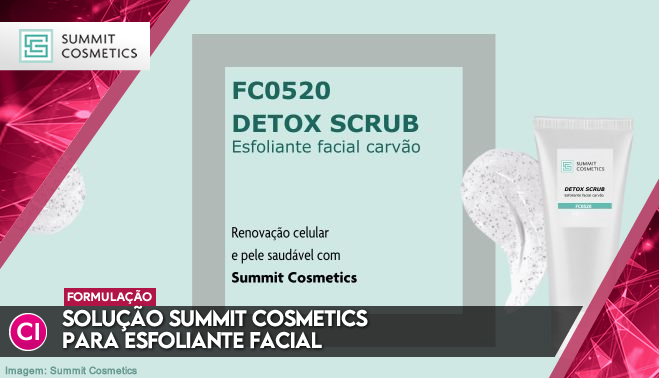 Solução Summit Cosmetics para esfoliante facial