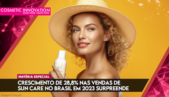 Crescimento de 28,8% nas vendas de sun care no Brasil em 2023 surpreende