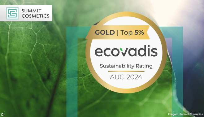 Summit Cosmetics Latam é Ouro no EcoVadis 2024