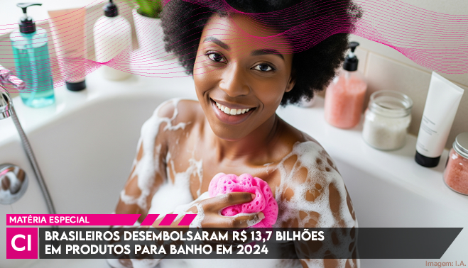 Brasileiros desembolsaram R$ 13,7 bilhões em produtos para banho em 2024