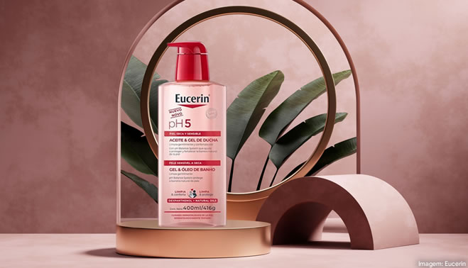 Eucerin lança pH5 Gel & Óleo de Banho, limpeza e experiência em um único produto